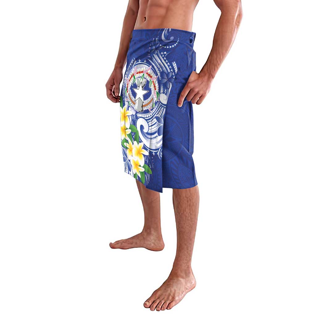 Northern Mariana Islands Lavalava Polynesian Pattern With Frangipani LT05 - Polynesian Pride