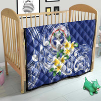 Northern Mariana Islands Quilt Polynesian Pattern With Frangipani LT05 - Polynesian Pride