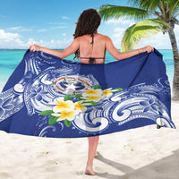 Northern Mariana Islands Sarong Polynesian Pattern With Frangipani LT05 - Polynesian Pride