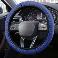 Northern Mariana Islands Steering Wheel Cover Polynesian Pattern With Frangipani LT05 - Polynesian Pride