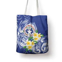 Northern Mariana Islands Tote Bag Polynesian Pattern With Frangipani LT05 - Polynesian Pride
