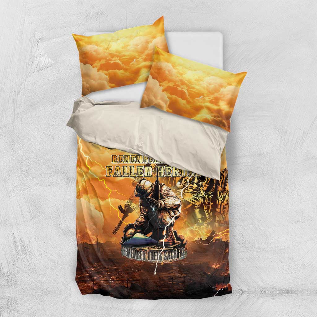 Hawaii Memorial Day Bedding Set Remember Their Sacrifice