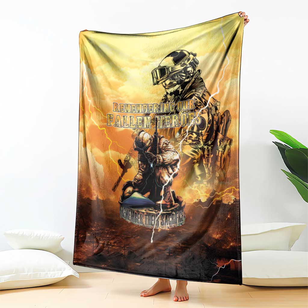 Hawaii Memorial Day Blanket Remember Their Sacrifice LT05 - Polynesian Pride