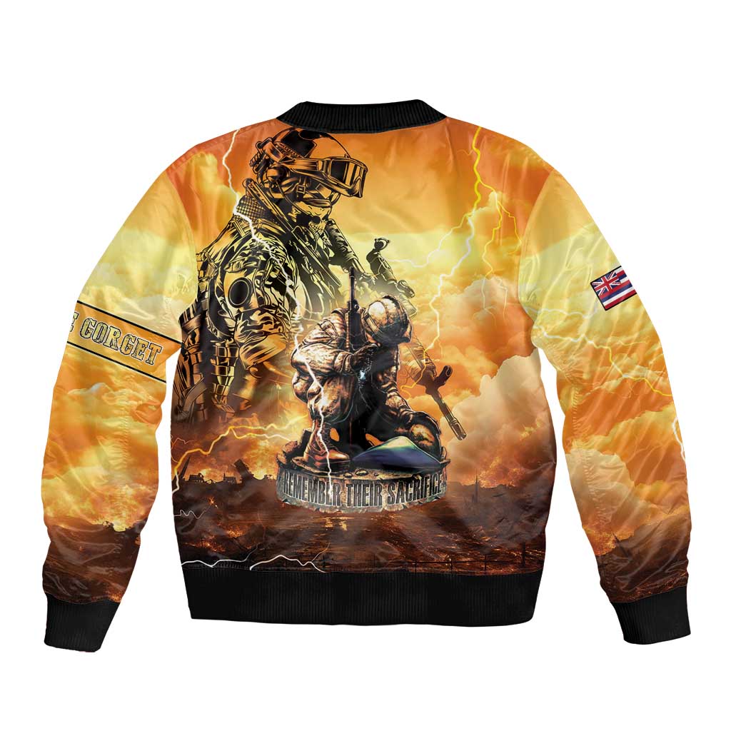 Hawaii Memorial Day Bomber Jacket Remember Their Sacrifice