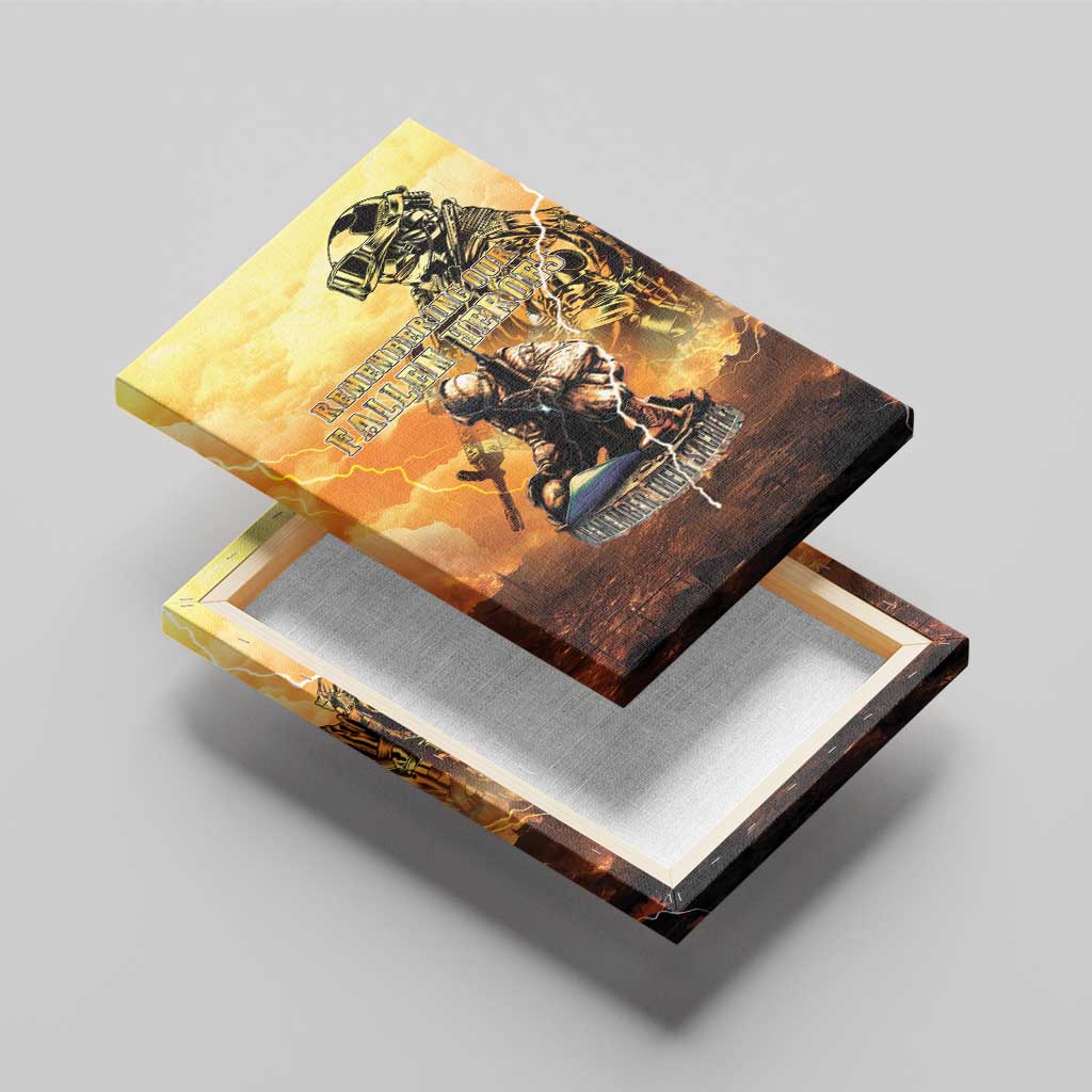 Hawaii Memorial Day Canvas Wall Art Remember Their Sacrifice LT05 - Polynesian Pride