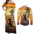 Hawaii Memorial Day Couples Matching Off Shoulder Maxi Dress and Long Sleeve Button Shirt Remember Their Sacrifice