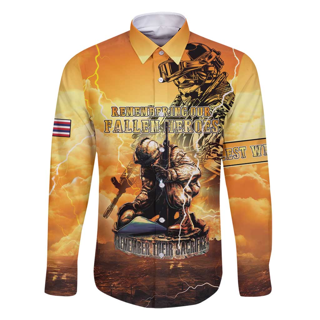 Hawaii Memorial Day Family Matching Long Sleeve Bodycon Dress and Hawaiian Shirt Remember Their Sacrifice