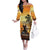 Hawaii Memorial Day Family Matching Off The Shoulder Long Sleeve Dress and Hawaiian Shirt Remember Their Sacrifice