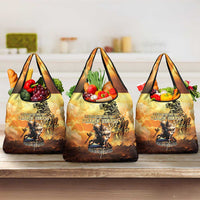 Hawaii Memorial Day Grocery Bag Remember Their Sacrifice LT05 3-pack One Size Yellow - Polynesian Pride