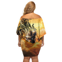 Hawaii Memorial Day Off Shoulder Short Dress Remember Their Sacrifice