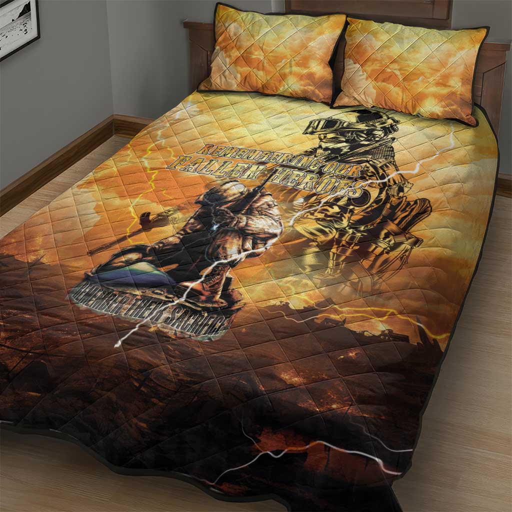 Hawaii Memorial Day Quilt Bed Set Remember Their Sacrifice