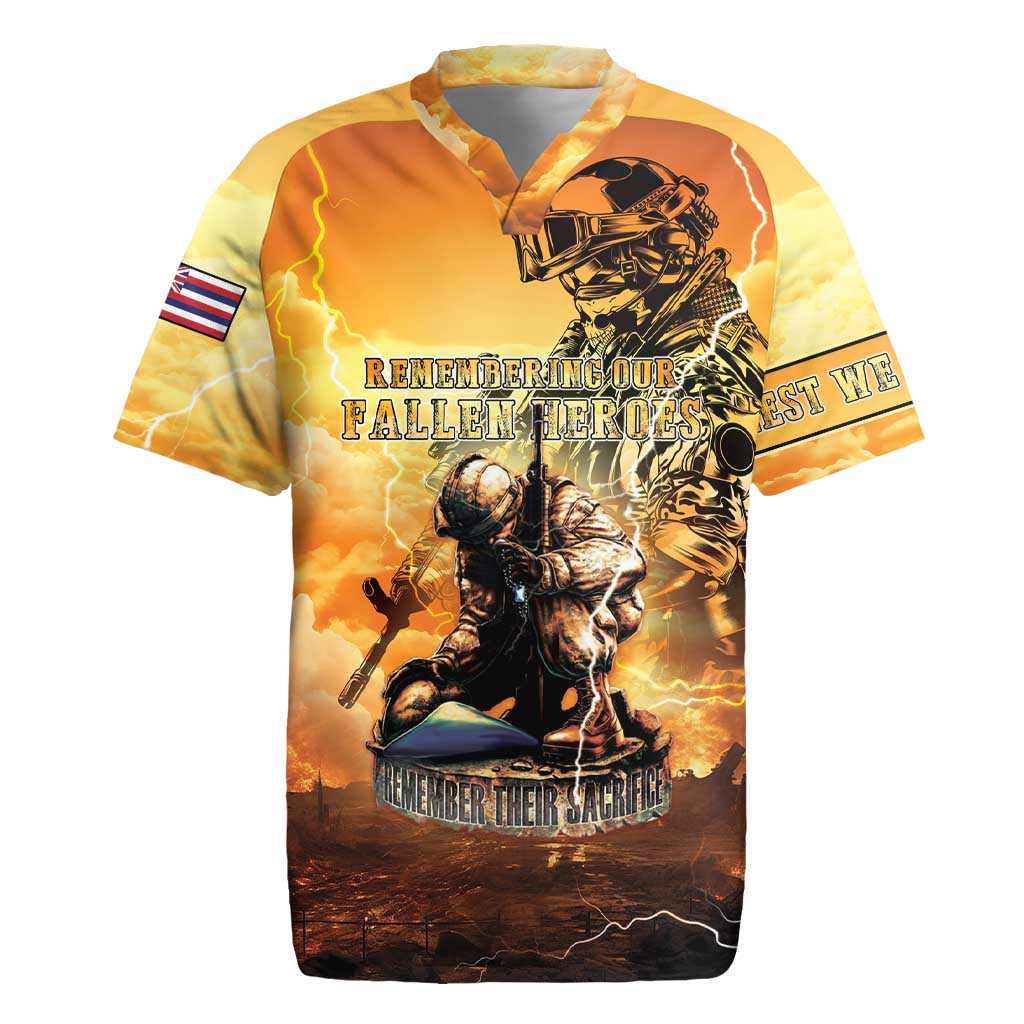 Hawaii Memorial Day Rugby Jersey Remember Their Sacrifice