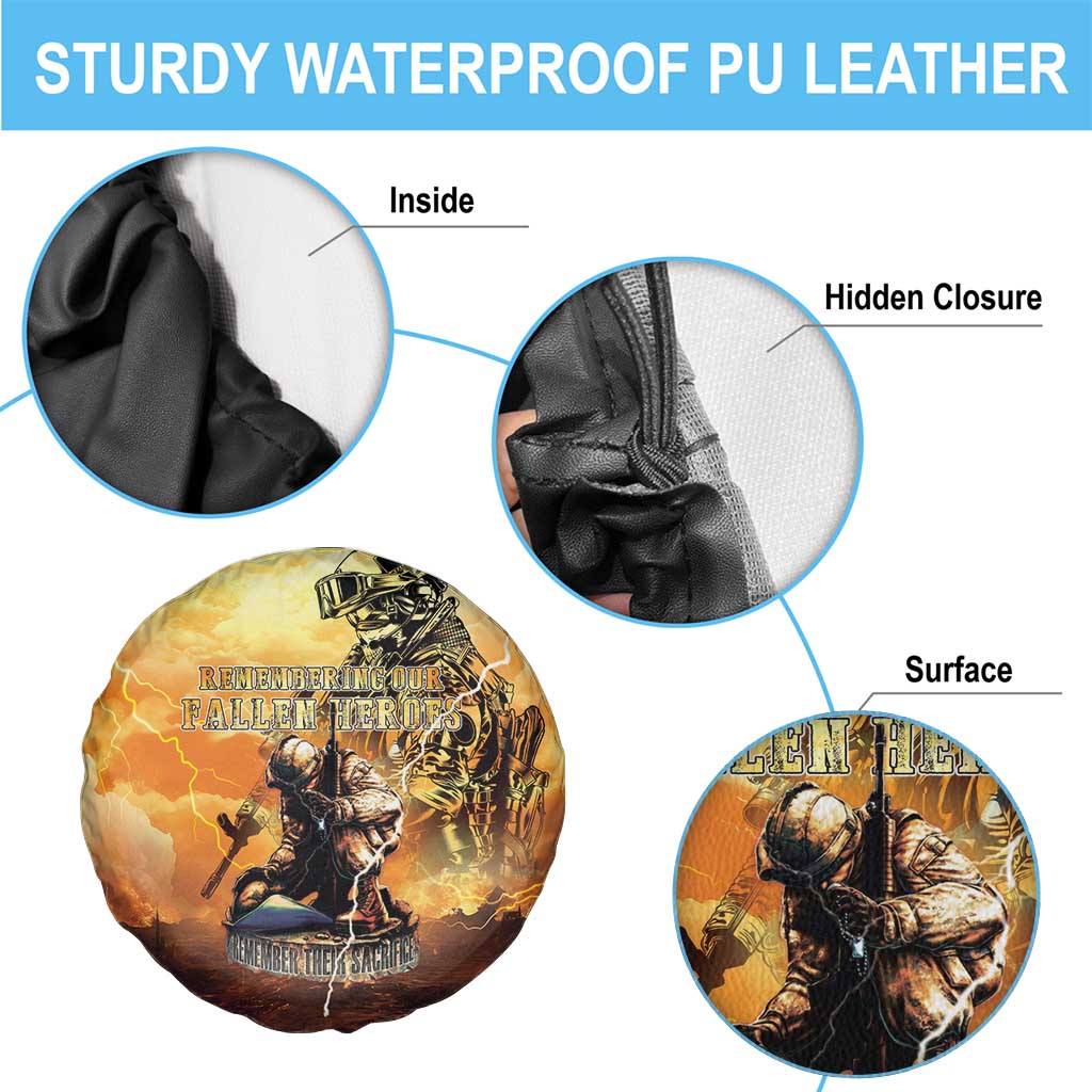 Hawaii Memorial Day Spare Tire Cover Remember Their Sacrifice