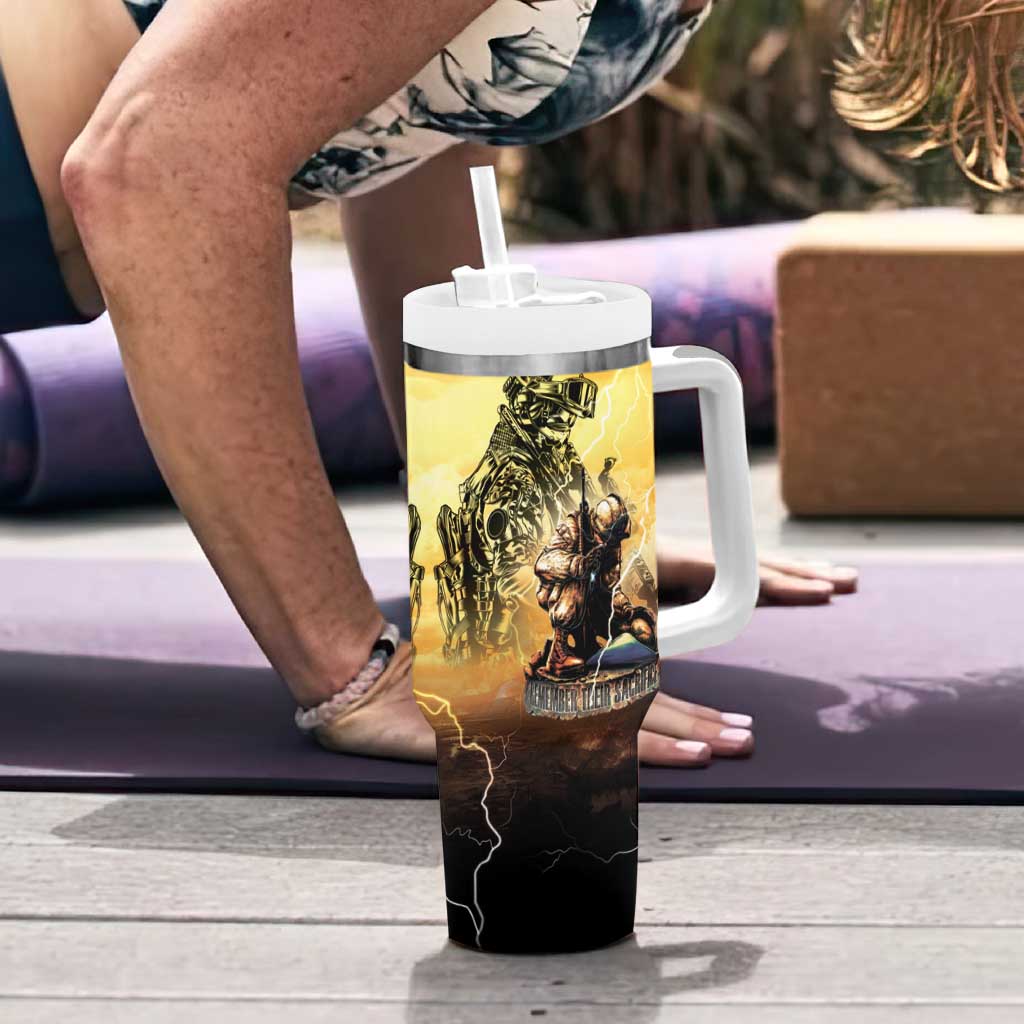 Hawaii Memorial Day Tumbler With Handle Remember Their Sacrifice