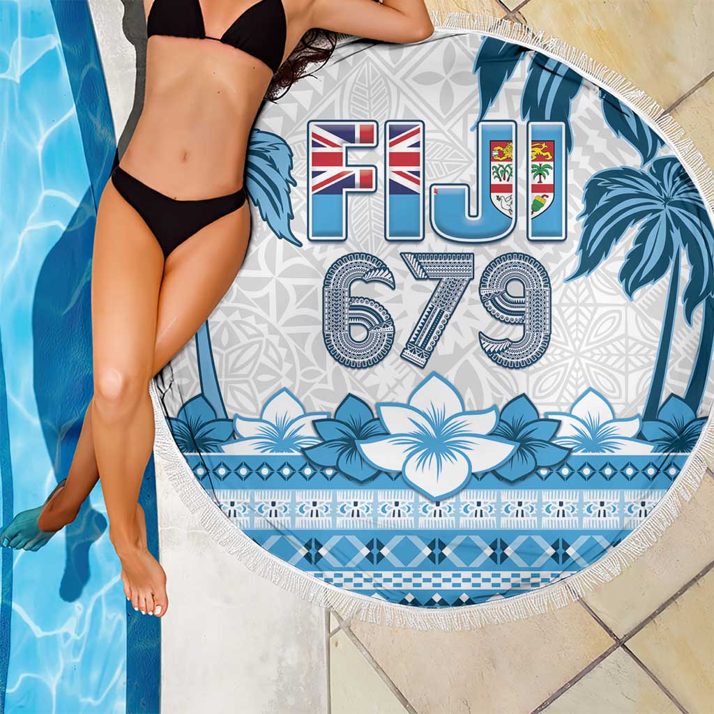 Fiji 679 Constitution Day Beach Blanket Fijian Tapa Pattern