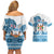 Fiji 679 Constitution Day Couples Matching Off Shoulder Short Dress and Hawaiian Shirt Fijian Tapa Pattern