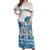 Fiji 679 Constitution Day Off Shoulder Maxi Dress Fijian Tapa Pattern