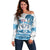 Fiji 679 Constitution Day Off Shoulder Sweater Fijian Tapa Pattern