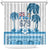 Fiji 679 Constitution Day Shower Curtain Fijian Tapa Pattern