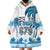 Fiji 679 Constitution Day Wearable Blanket Hoodie Fijian Tapa Pattern