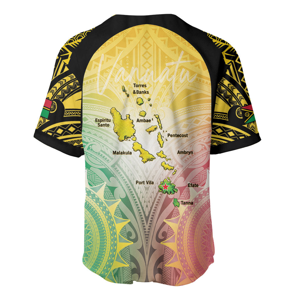 Vanuatu Independence Day Baseball Jersey The Untouched Paradise
