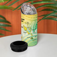 Vanuatu Independence Day 4 in 1 Can Cooler Tumbler The Untouched Paradise