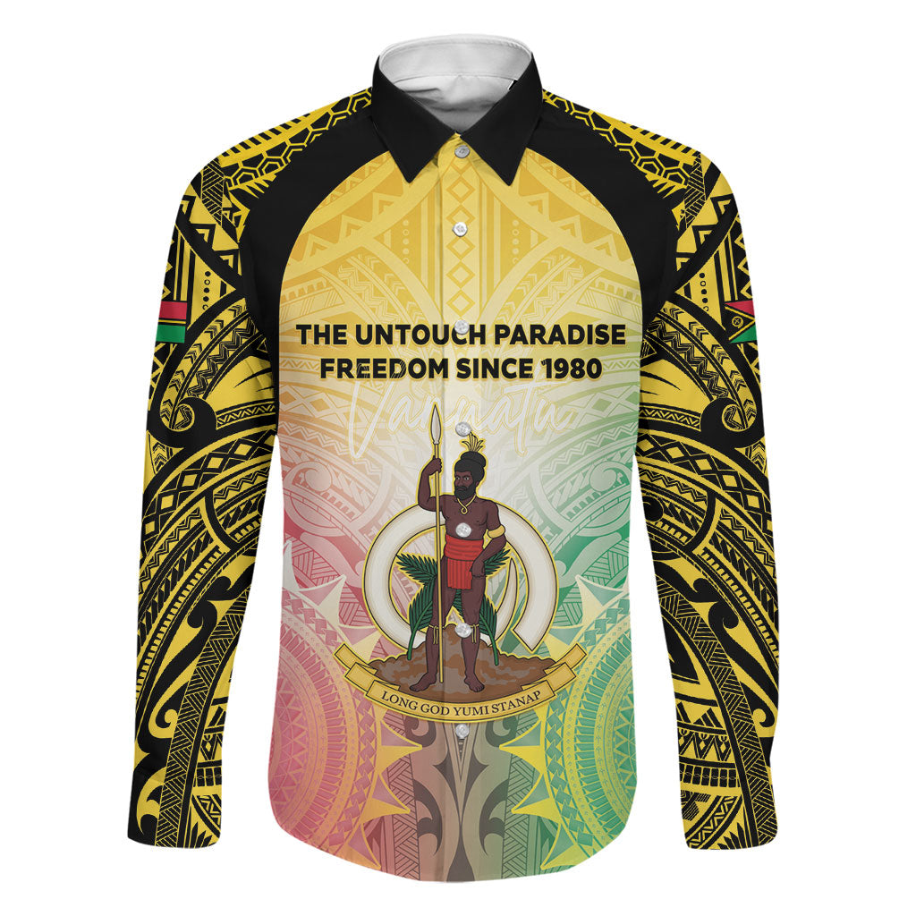 Vanuatu Independence Day Family Matching Short Sleeve Bodycon Dress and Hawaiian Shirt The Untouched Paradise