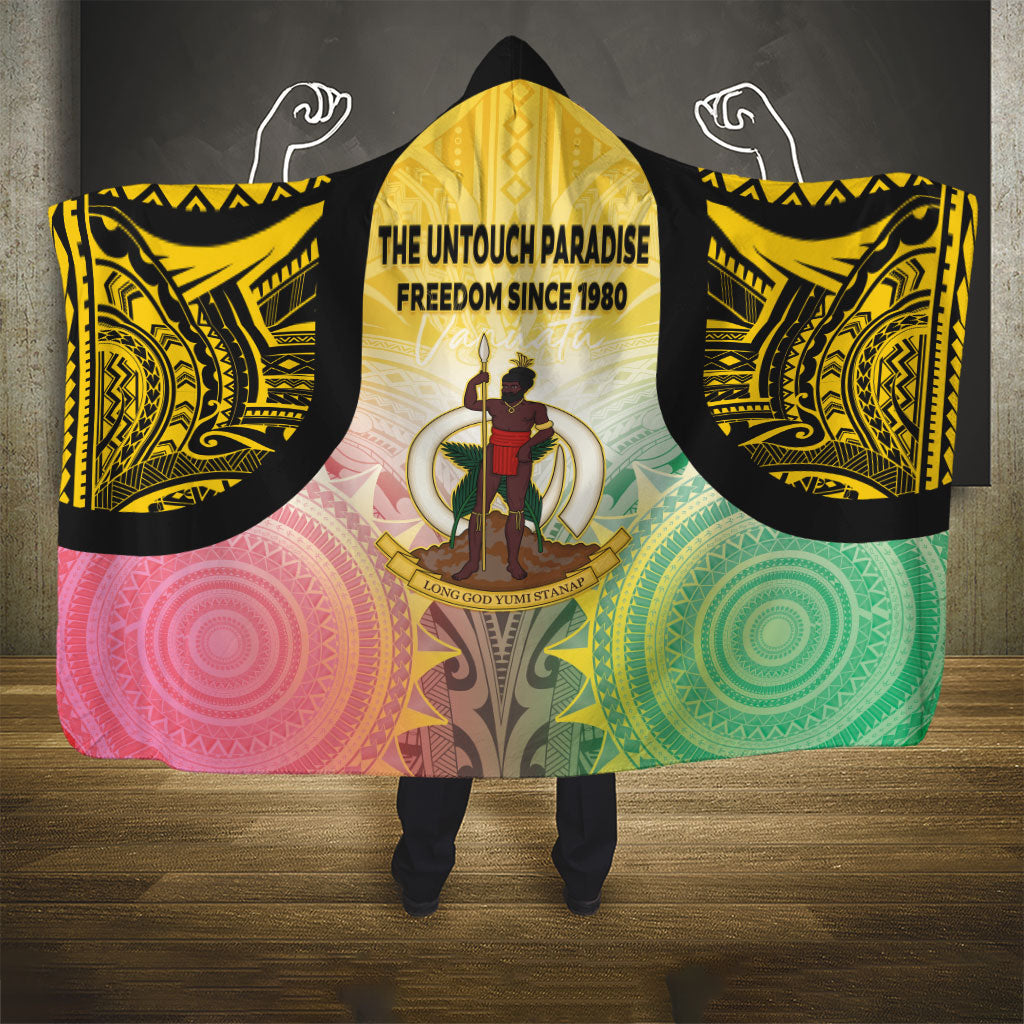 Vanuatu Independence Day Hooded Blanket The Untouched Paradise