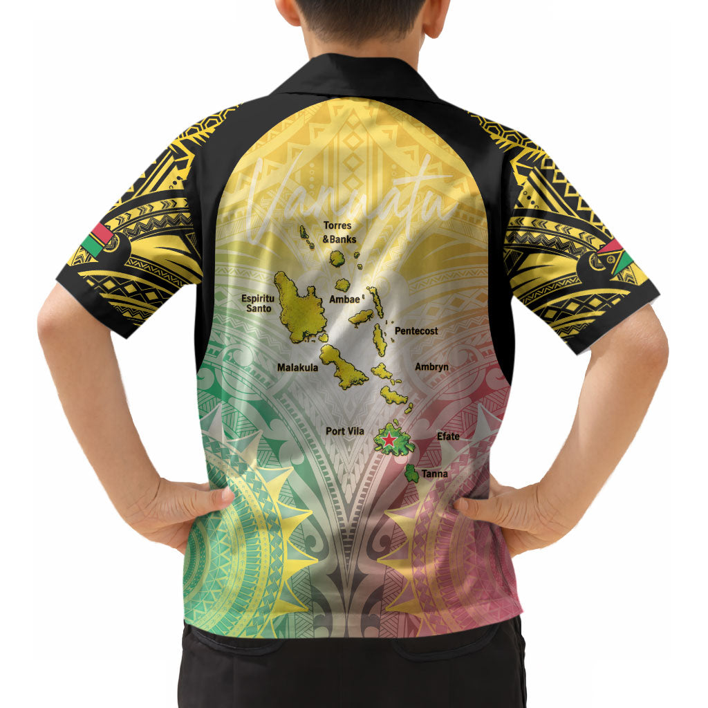 Vanuatu Independence Day Kid Hawaiian Shirt The Untouched Paradise LT05