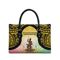Vanuatu Independence Day Leather Bag The Untouched Paradise
