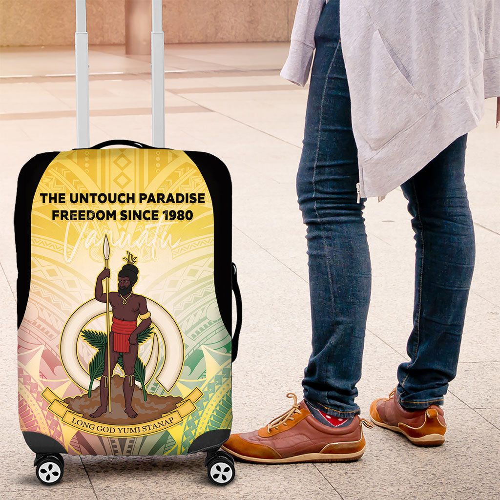 Vanuatu Independence Day Luggage Cover The Untouched Paradise