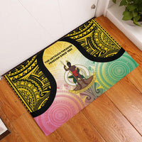 Vanuatu Independence Day Rubber Doormat The Untouched Paradise