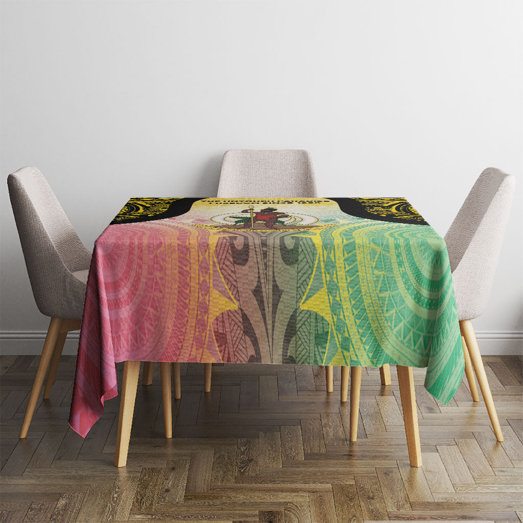 Vanuatu Independence Day Tablecloth The Untouched Paradise