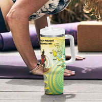 Vanuatu Independence Day Tumbler With Handle The Untouched Paradise