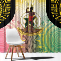 Vanuatu Independence Day Window Curtain The Untouched Paradise