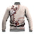 Bula Fiji Language Week Baseball Jacket Fijian Tapa Pattern With Tagimoucia Flower