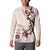 Bula Fiji Language Week Button Sweatshirt Fijian Tapa Pattern With Tagimoucia Flower