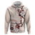 Bula Fiji Language Week Hoodie Fijian Tapa Pattern With Tagimoucia Flower