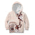 Bula Fiji Language Week Kid Hoodie Fijian Tapa Pattern With Tagimoucia Flower