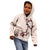 Bula Fiji Language Week Kid Hoodie Fijian Tapa Pattern With Tagimoucia Flower