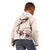 Bula Fiji Language Week Kid Hoodie Fijian Tapa Pattern With Tagimoucia Flower