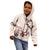 Bula Fiji Language Week Kid Hoodie Fijian Tapa Pattern With Tagimoucia Flower