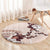 Bula Fiji Language Week Round Carpet Fijian Tapa Pattern With Tagimoucia Flower