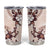 Bula Fiji Language Week Tumbler Cup Fijian Tapa Pattern With Tagimoucia Flower