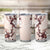 Bula Fiji Language Week Tumbler Cup Fijian Tapa Pattern With Tagimoucia Flower