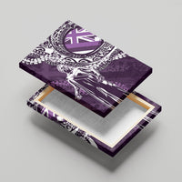 Hawaii Queen Liliuokalani Canvas Wall Art Hawaiian Maile Lei Flag Style LT05 - Polynesian Pride