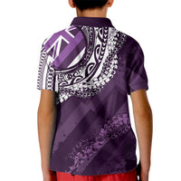Hawaii Queen Liliuokalani Kid Polo Shirt Hawaiian Maile Lei Flag Style LT05 - Polynesian Pride