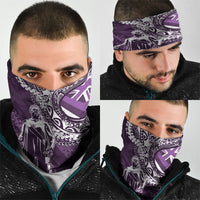 Hawaii Queen Liliuokalani Neck Gaiter Hawaiian Maile Lei Flag Style LT05 - Polynesian Pride
