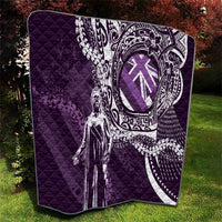 Hawaii Queen Liliuokalani Quilt Hawaiian Maile Lei Flag Style LT05 - Polynesian Pride