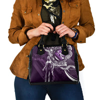 Hawaii Queen Liliuokalani Shoulder Handbag Hawaiian Maile Lei Flag Style LT05 - Polynesian Pride